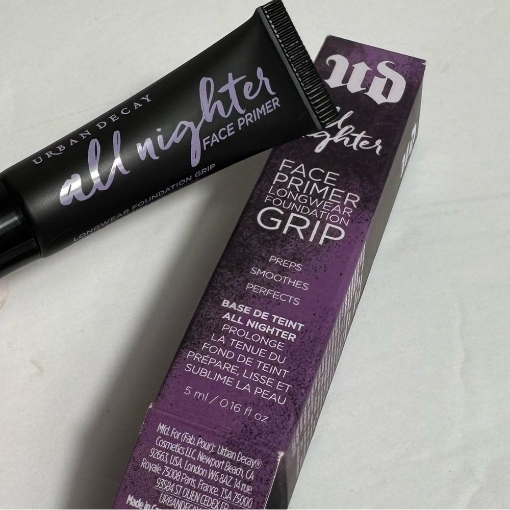 Urban Decay All Nighter Face Primer Longwear Foundation Grip .16oz NIB!